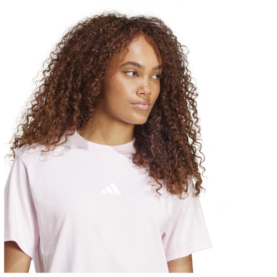 Adidas Γυναικεία κοντομάνικη μπλούζα Essentials 3-Stripes Single Jersey Tee